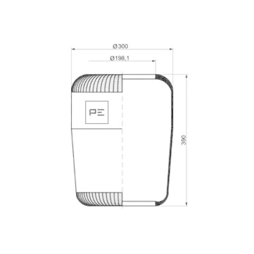 PE Automotive Federbalg, Luftfederung 084.029-70A