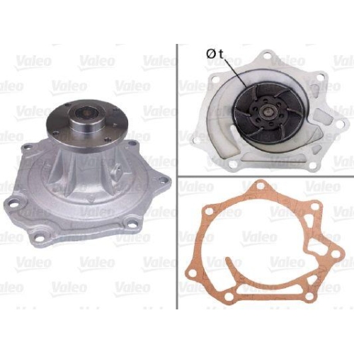 VALEO Wasserpumpe, Motork&uuml;hlung 506731