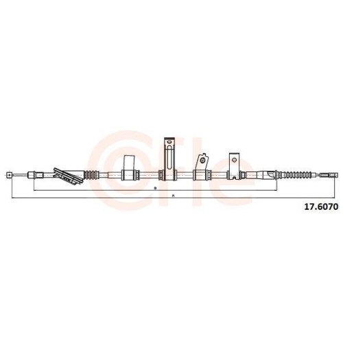 COFLE Seilzug, Feststellbremse 17.6070