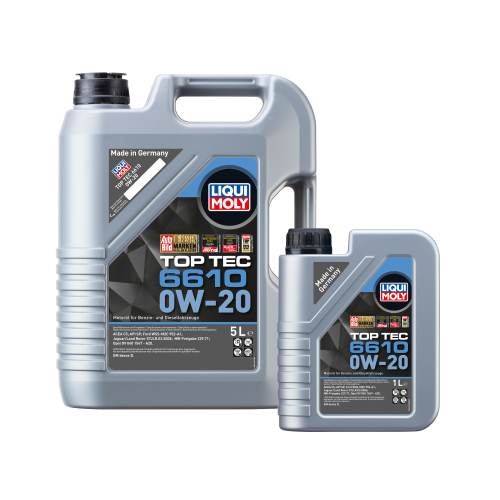 Liqui Moly Top Tec 6610 Motor&ouml;l Motoren&ouml;l 0W-20 6-Liter 21662+21660