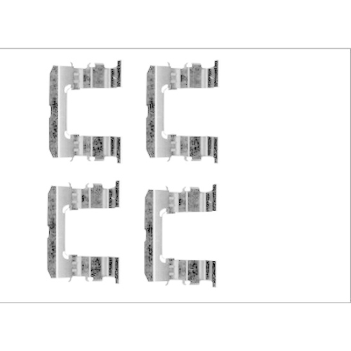 TEXTAR Zubeh&ouml;rsatz, Scheibenbremsbelag 82540500