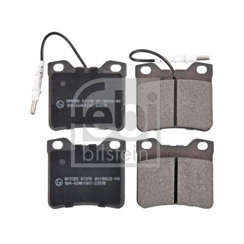 FEBI BILSTEIN Bremsbelagsatz, Scheibenbremse 16173