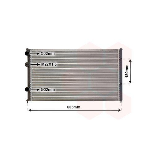 VAN WEZEL K&uuml;hler, Motork&uuml;hlung 58002115