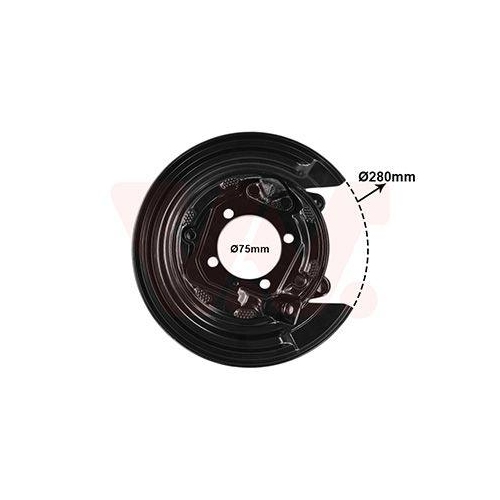 VAN WEZEL Spritzblech, Bremsscheibe 5393378