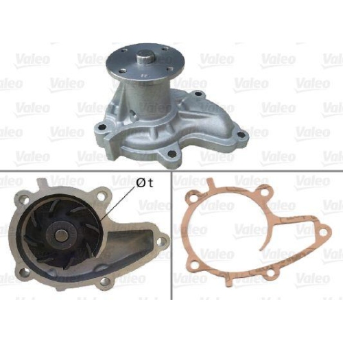VALEO Wasserpumpe, Motork&uuml;hlung 506737