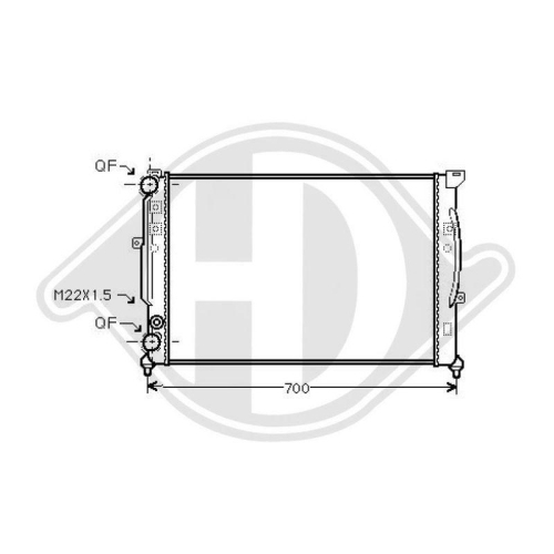 DIEDERICHS K&uuml;hler, Motork&uuml;hlung DIEDERICHS Climate DCM1454