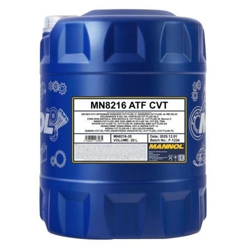 Automatikgetriebe&ouml;l Mannol ATF CVT Getriebe&ouml;l 20 Liter Kanister MN8216-20