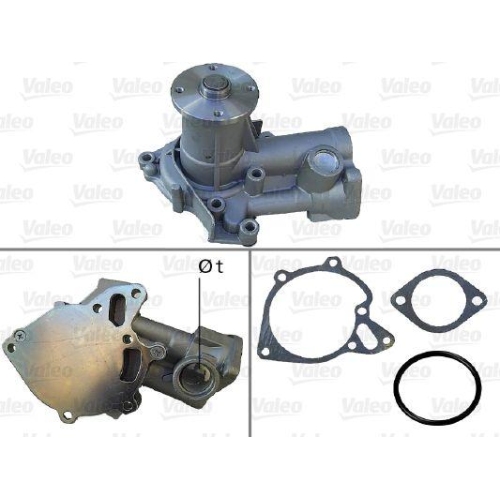 VALEO Wasserpumpe, Motork&uuml;hlung 506778