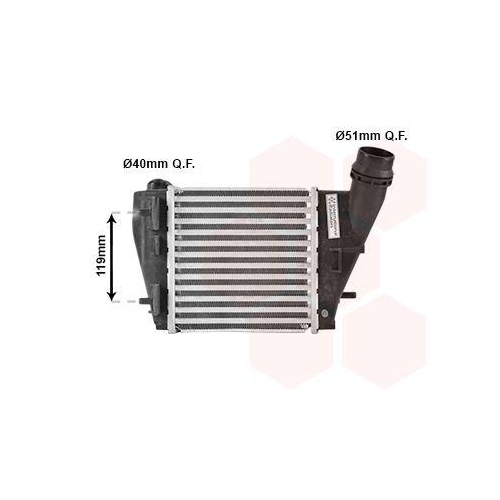 VAN WEZEL Ladeluftk&uuml;hler 43004423