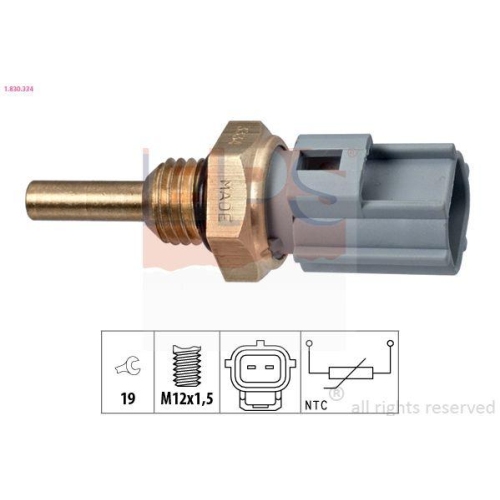 EPS Sensor, K&uuml;hlmitteltemperatur Made in Italy - OE Equivalent 1.830.334