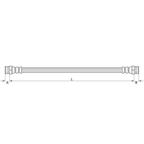 METZGER AUTOTEILE Bremsschlauch 4112808