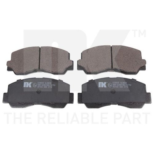 NK Bremsbelagsatz, Scheibenbremse 223005