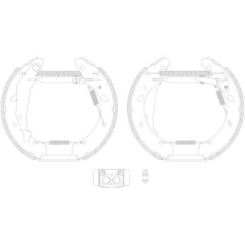TEXTAR Bremsbackensatz Shoe Kit Pro 84055200