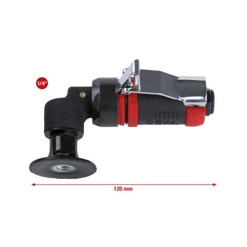 SlimPOWER Mini-Druckluft-Schleifmaschine f&uuml;r gro&szlig;e Pads 16500 U/min 515.5080