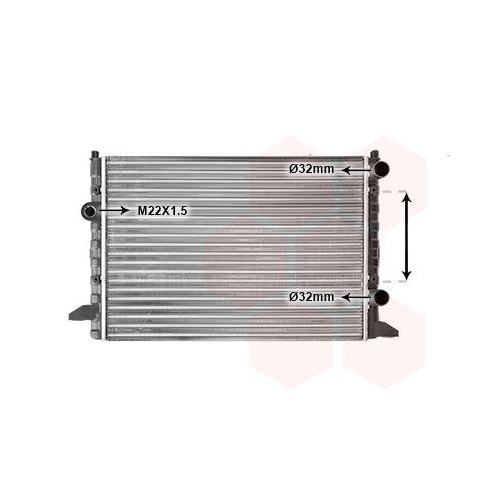VAN WEZEL K&uuml;hler, Motork&uuml;hlung 58002120