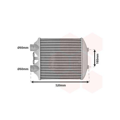 VAN WEZEL Ladeluftk&uuml;hler 49004040