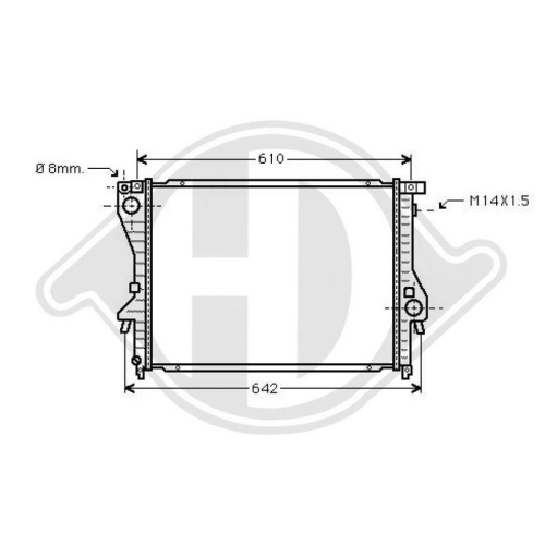 DIEDERICHS K&uuml;hler, Motork&uuml;hlung DIEDERICHS Climate DCM1554