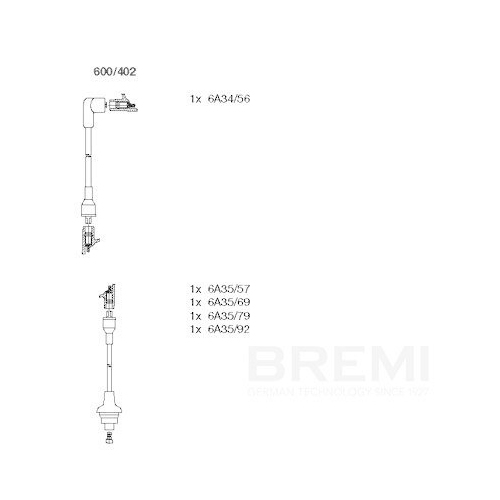 BREMI Z&uuml;ndleitungssatz 600/402