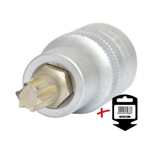 1/2 Zoll Bit-Stecknuss Torx, T45 auf H&auml;nger KS TOOLS 911.1366-E