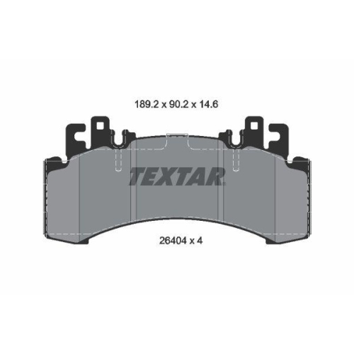 TEXTAR Bremsbelagsatz, Scheibenbremse Q+ 2640401