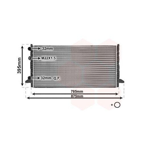 VAN WEZEL K&uuml;hler, Motork&uuml;hlung *** IR PLUS *** 58002121