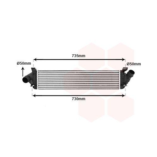 VAN WEZEL Ladeluftk&uuml;hler 59004134