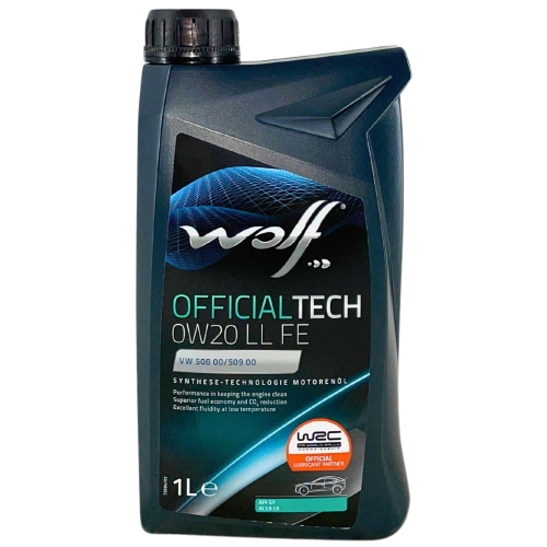 Motor&ouml;l Motoren&ouml;l Wolf OfficialTech 0W-20 LL FE 1 Liter Flasche 1051977