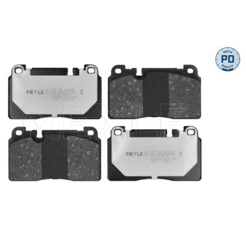 MEYLE Bremsbelagsatz, Scheibenbremse MEYLE-PD: Advanced performance and design. 025 256 4316/PD