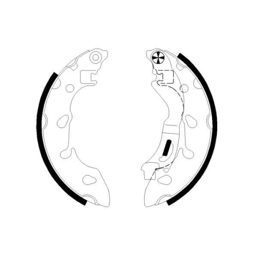 TEXTAR Bremsbackensatz 91079700