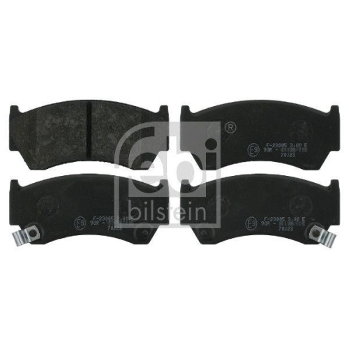 FEBI BILSTEIN Bremsbelagsatz, Scheibenbremse 16267