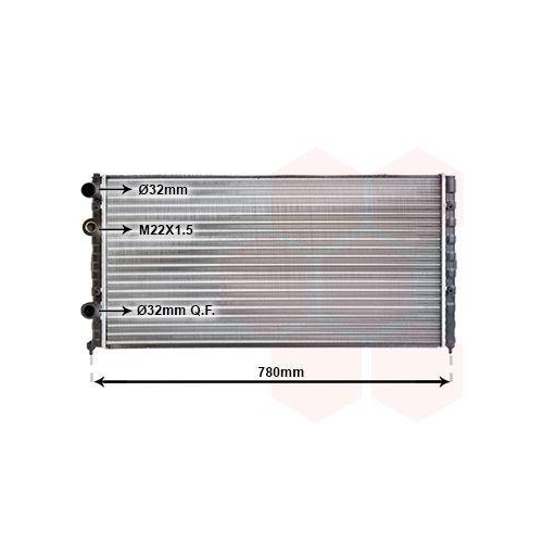 VAN WEZEL K&uuml;hler, Motork&uuml;hlung 58002122