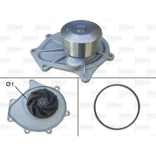 VALEO Wasserpumpe, Motork&uuml;hlung 506842