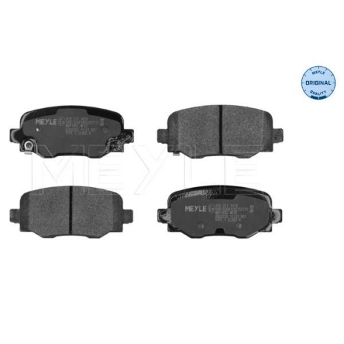 MEYLE Bremsbelagsatz, Scheibenbremse MEYLE-ORIGINAL: True to OE. 025 257 3318