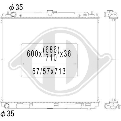 DIEDERICHS K&uuml;hler, Motork&uuml;hlung DIEDERICHS Climate DCM1866