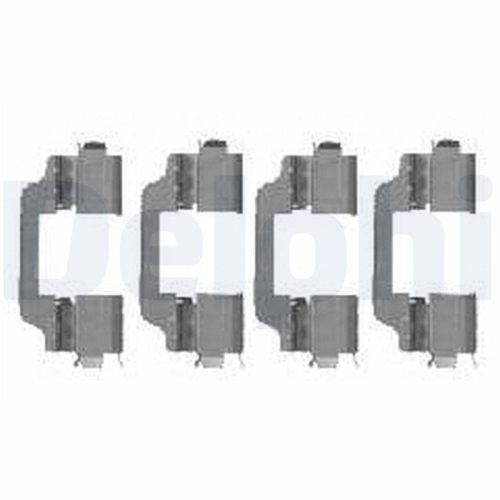 DELPHI Zubeh&ouml;rsatz, Scheibenbremsbelag LX0458