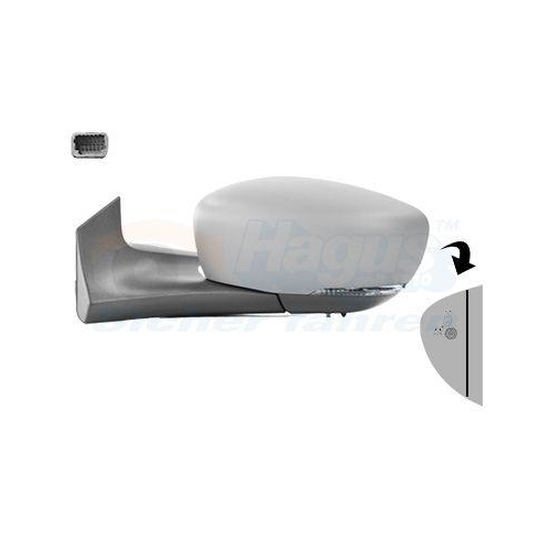 VAN WEZEL Au&szlig;enspiegel * HAGUS * 4365827