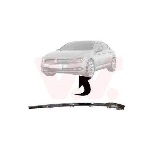 VAN WEZEL Zier-/Schutzleiste, Sto&szlig;f&auml;nger 5742583