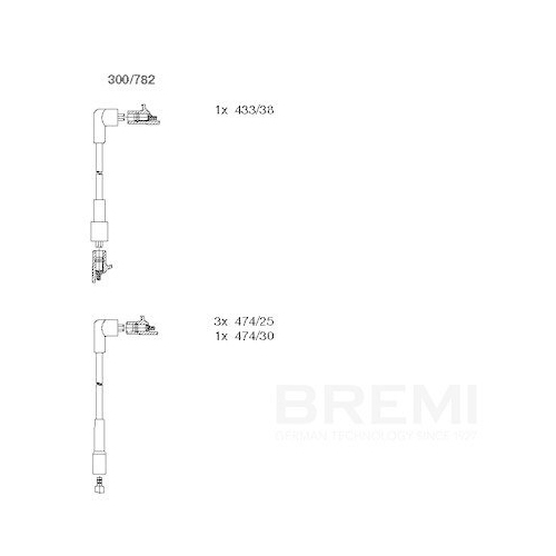 BREMI Z&uuml;ndleitungssatz 300/782