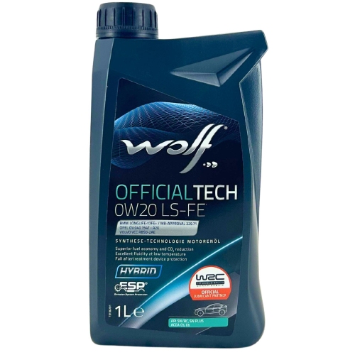Motor&ouml;l Motoren&ouml;l Wolf OfficialTech 0W-20 LS-FE 1 Liter Flasche 1051680