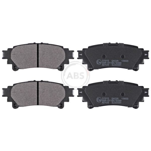 A.B.S. Bremsbelagsatz, Scheibenbremse 37815