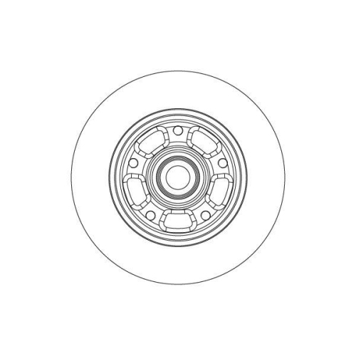 TRW Bremsscheibe TRW SINGLE DF6549BS
