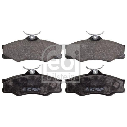 FEBI BILSTEIN Bremsbelagsatz, Scheibenbremse 16298