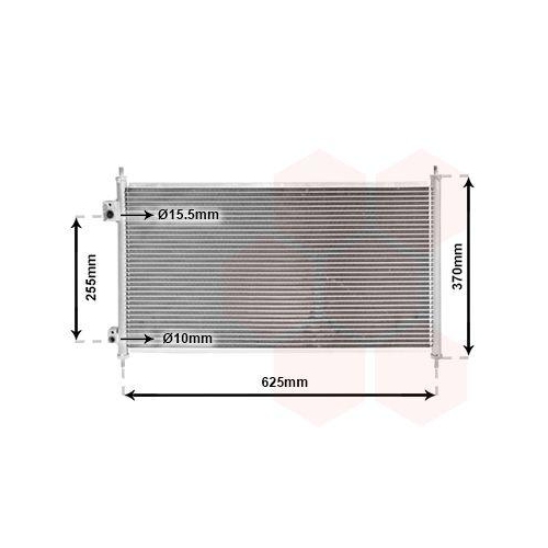 VAN WEZEL Kondensator, Klimaanlage 25005202