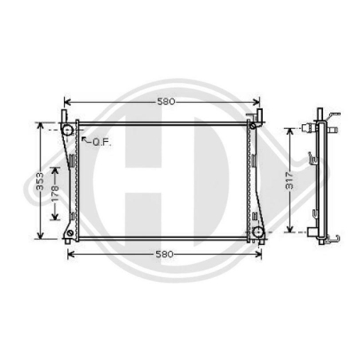 DIEDERICHS K&uuml;hler, Motork&uuml;hlung DIEDERICHS Climate DCM2070