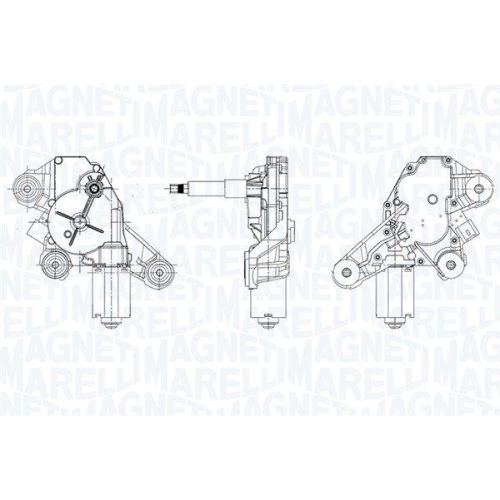 MAGNETI MARELLI Wischermotor