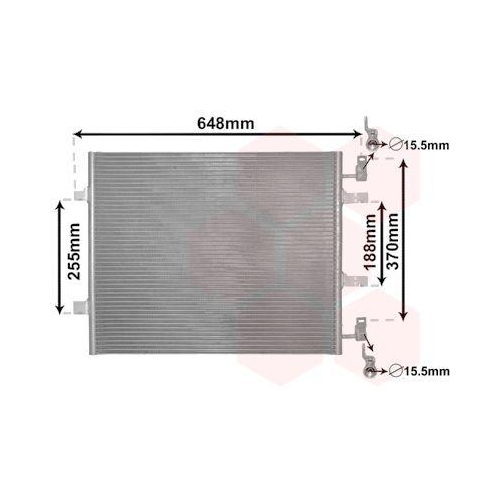 VAN WEZEL Kondensator, Klimaanlage