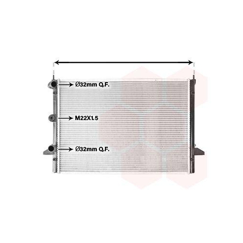 VAN WEZEL K&uuml;hler, Motork&uuml;hlung 58002184