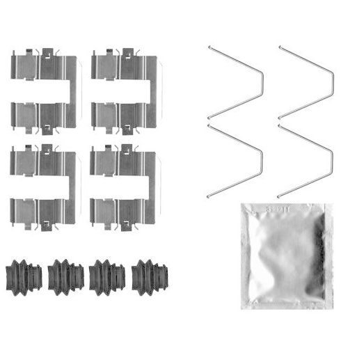 TEXTAR Zubeh&ouml;rsatz, Scheibenbremsbelag 82543700