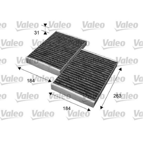 VALEO Filter, Innenraumluft VALEO PROTECT 715643