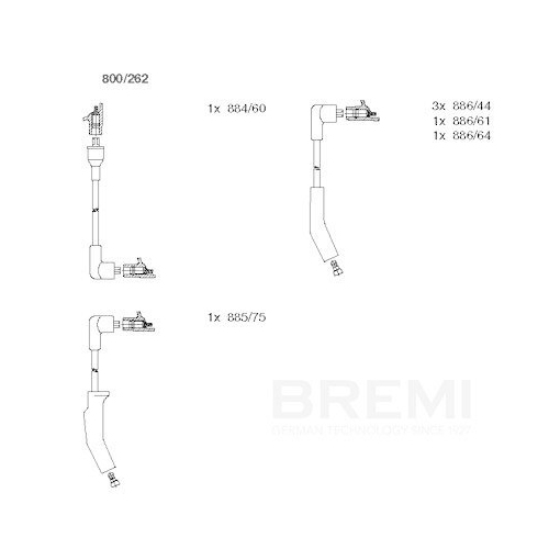 BREMI Z&uuml;ndleitungssatz 800/262